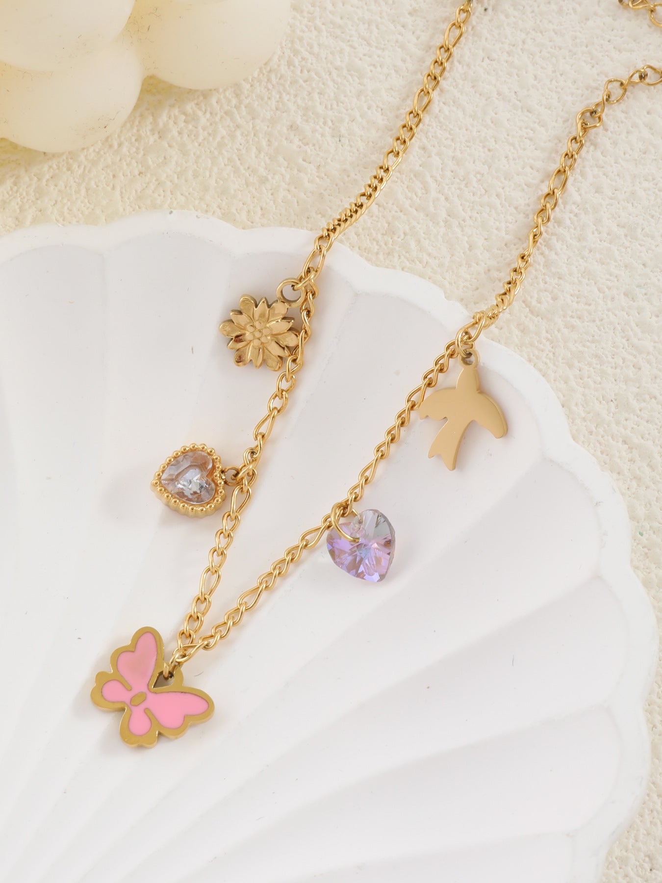 Round Beads Shell Anklet