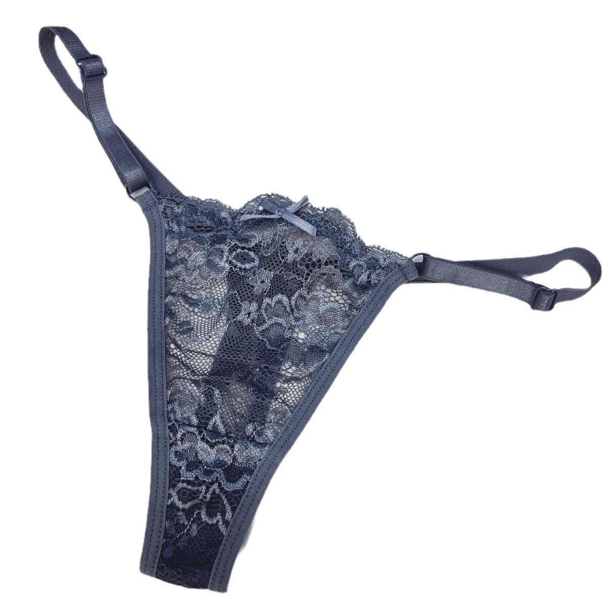 Hollow Lace Adjustable Buckle Low Waist Soft Comfortable Women Underwear