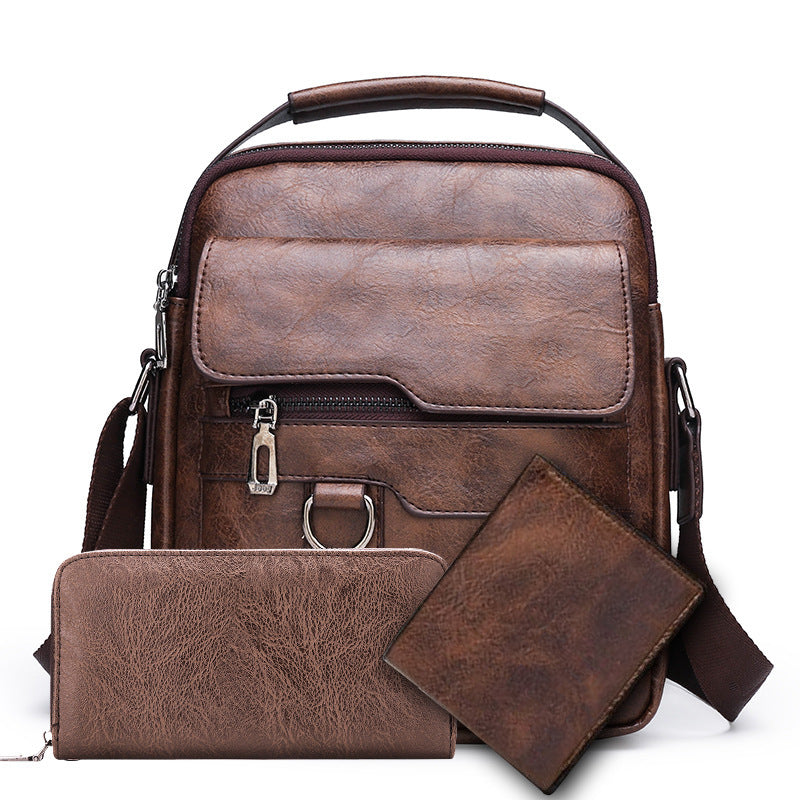 Men's Document Small Backpack - Casual Crossbody