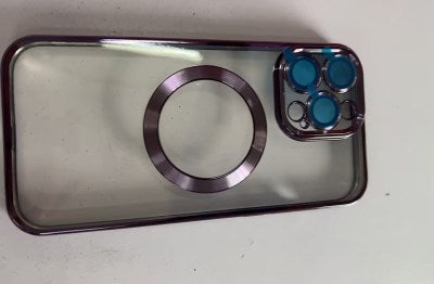 Electroplating Dust Net Mobile Phone Case