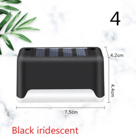 New Upgrade Waterproof LED Solar Fence Lamp - Solar Deck Lights Solar Step Light Outdoor For Patio Stairs Garden Pathway Step Yard