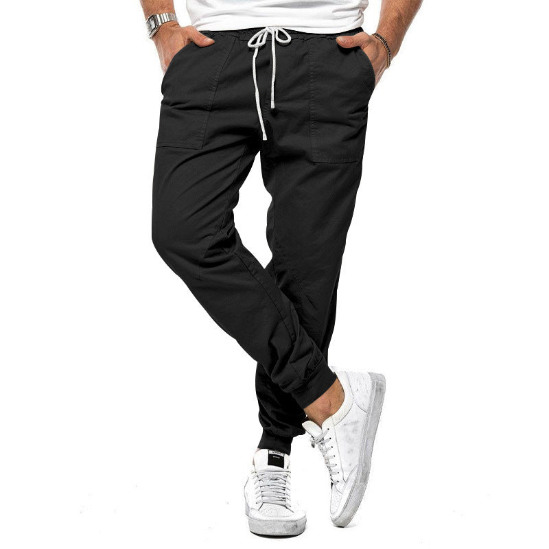 Spring And Autumn Men's Casual Pants Loose Tappered Trousers