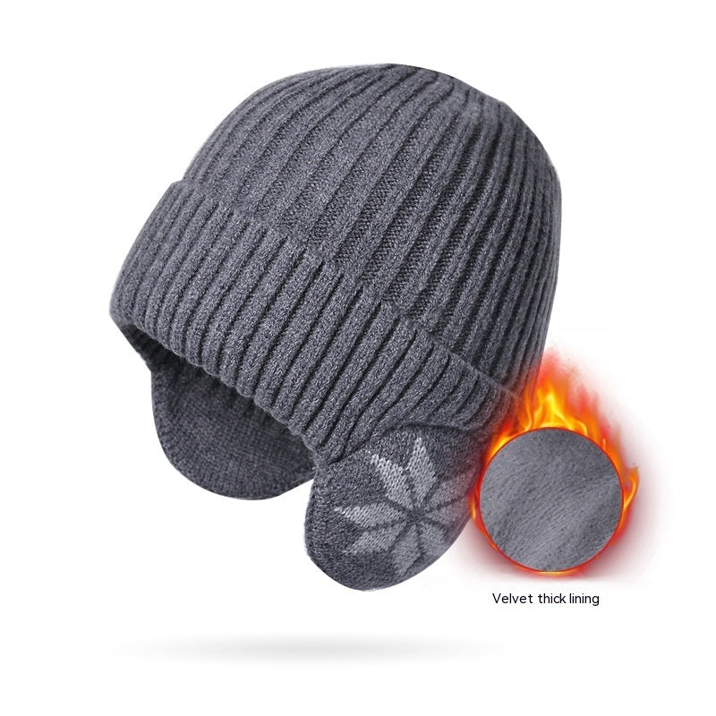 Thermal Knitting Woolen Cap - Men's Fleece-lined Thickened Winter Trending Products