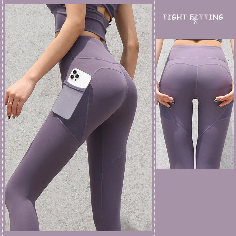 High-Waist Push-Up Seamless Gym Leggings with Pockets – Comfort Meets Performance Gym Sport Seamless Leggings With Pockets Push Up High Waist Pants Women Fitness Running Yoga Pants Gym Sport Seamless Leggings - JumoShop