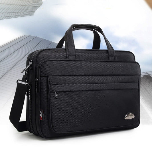 Men's Waterproof Briefcase - Oxford Large Capacity Briefcase