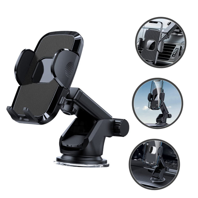 Multifunctional Car Phone Holder - Windshield Gravity Sucker Mobile Phones Stand For IOS And Android Support Cellphone