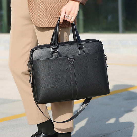 Men's Portable Briefcase -  Oblique Span Business Briefcase Large Capacity Travel