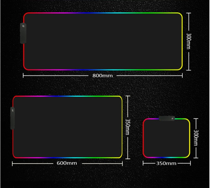RGB Mouse Pad - Luminous Mouse Pad, Led Mouse Pad