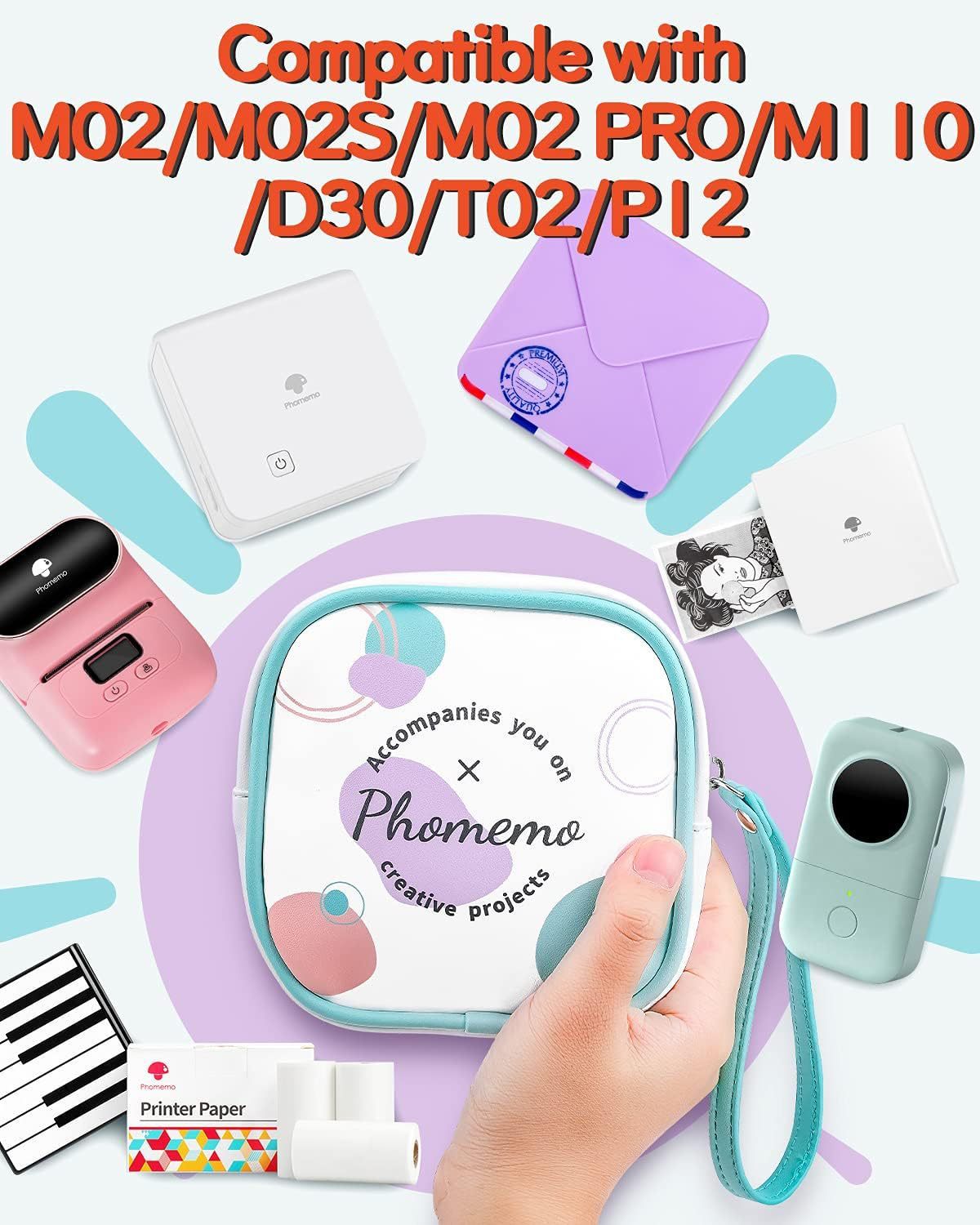 Mini Photo Portable Printer Silicone Case - JumoShop