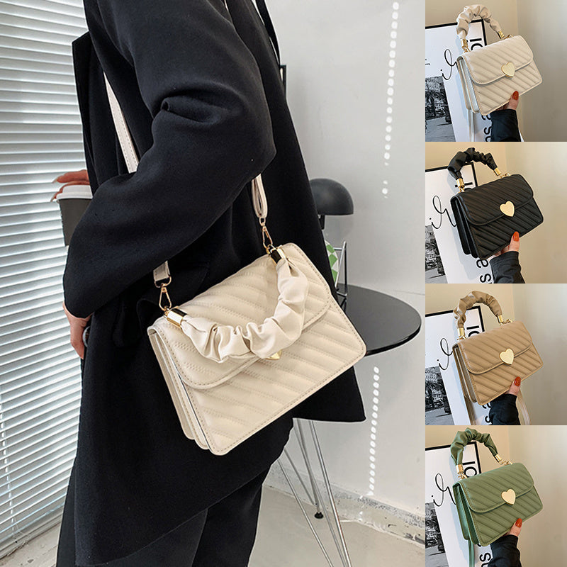Women Handbags - Fashion Chain Shoulder Bags With Love Metal Design