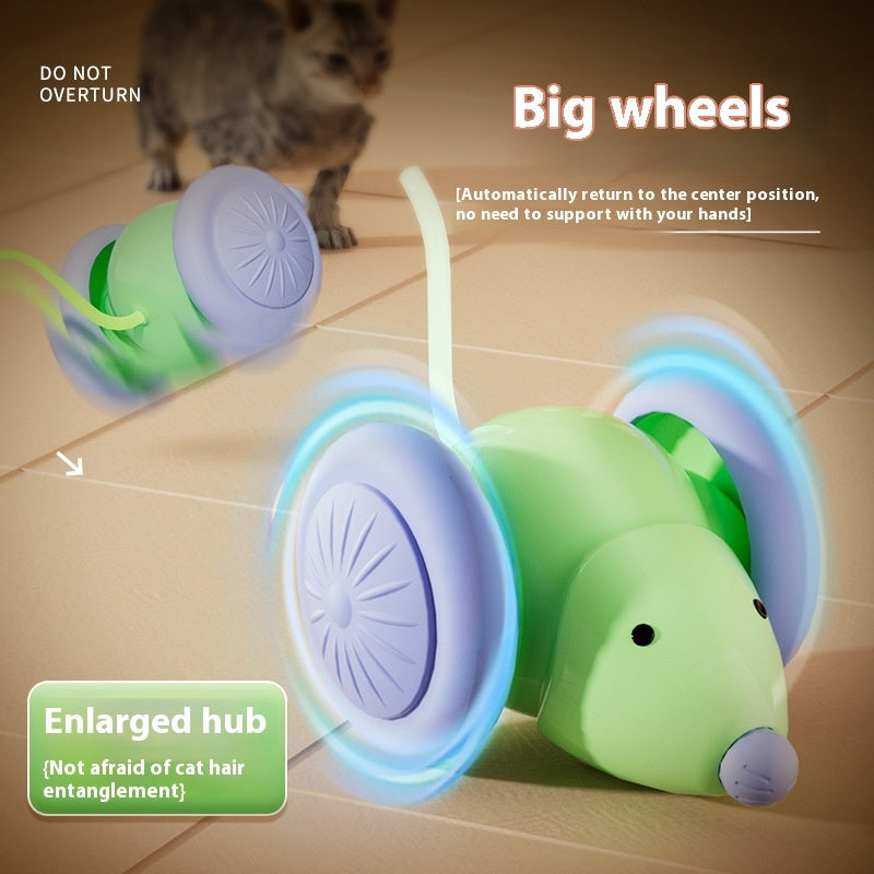 Pet Toys Interactive Cat Toy Electric Mouse Car - Automatic Teaser With Intelligent Obstacle Avoidance Pet Products - JumoShop