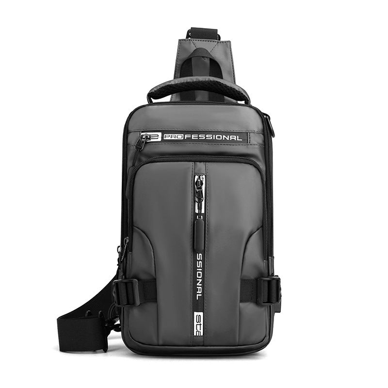 Crossbody Bags - Men Multifunctional Backpack, Shoulder Chest Bags