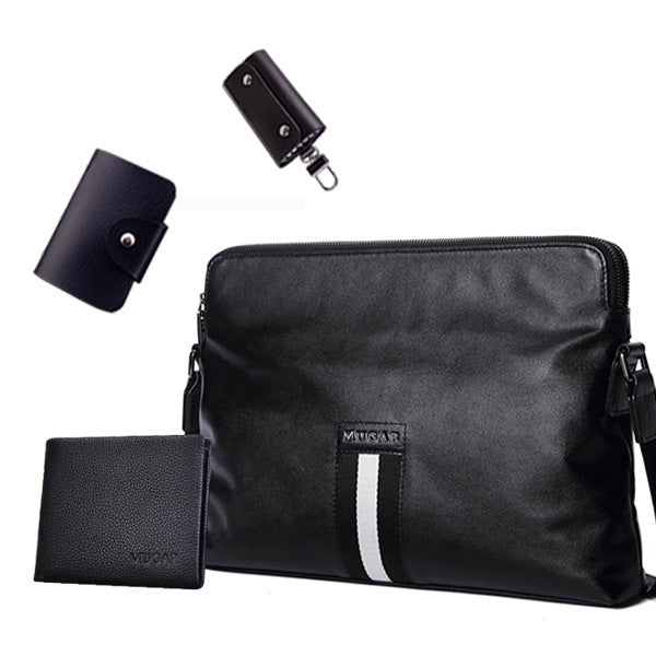 Wear-resistant Leather Men's Messenger Bags