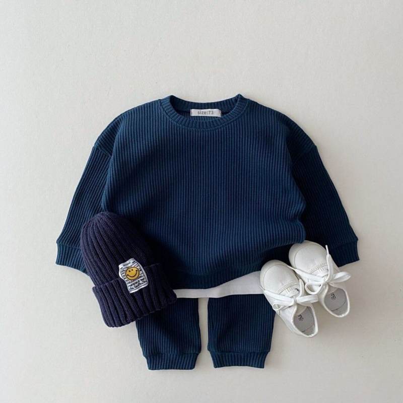 Infant Children's Sports Suit – Korean Baby Casual Two-Piece Sweater & Trousers Set! Infant Sports Suit, Baby Sweater Set, Korean Baby Clothes, Boys and Girls Outfit, Toddler Two Piece Set, Spring Baby Wear, Autumn Kids Clothes, Unisex Baby Clothing, - JumoShop