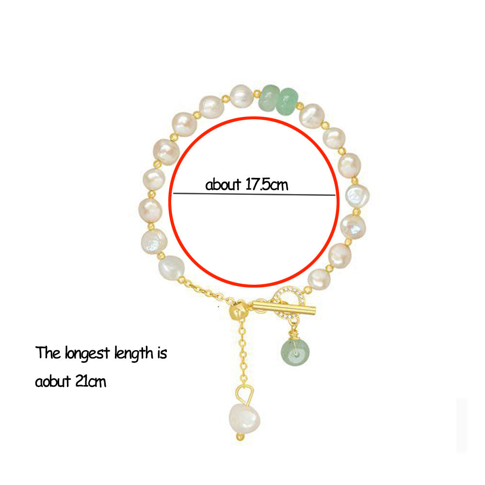 Women Irregular Freshwater Pearl Adjustable Bracelet - JumoShop