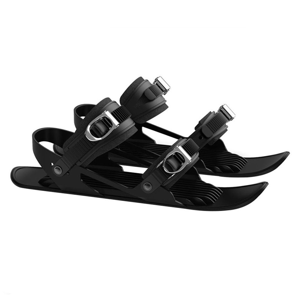 Mini Ski Skates Portable - Short Skiboard Adjustable Skates Shoes For Snow