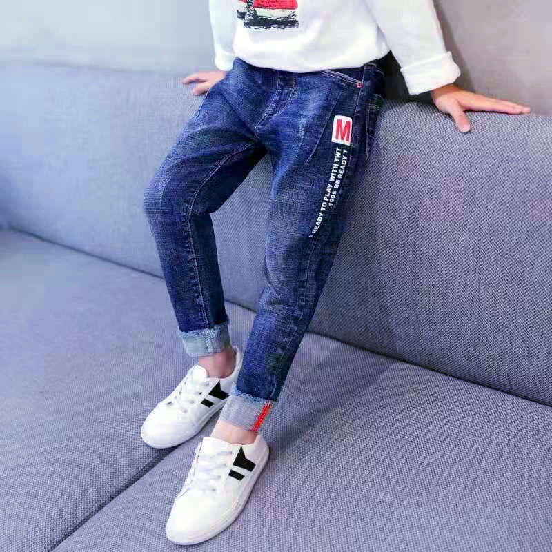 Classic Boys Autumn And Winter Jeans