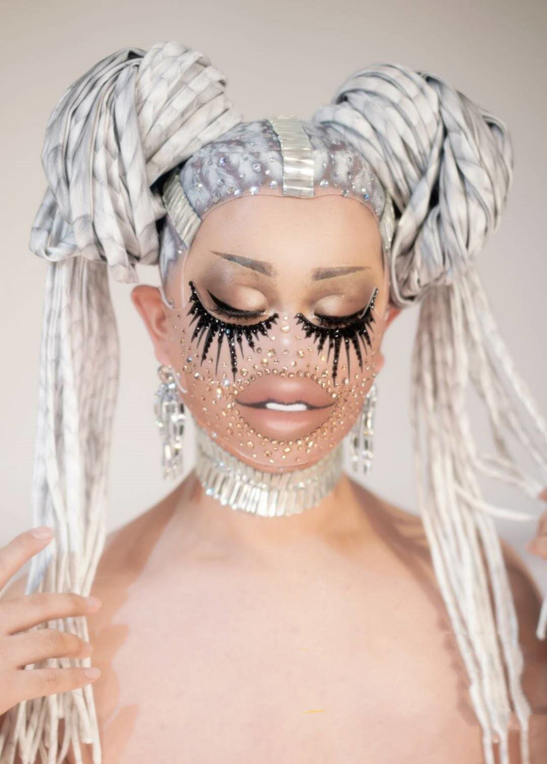 Stylish Diamond Mask - Butterfly Performance