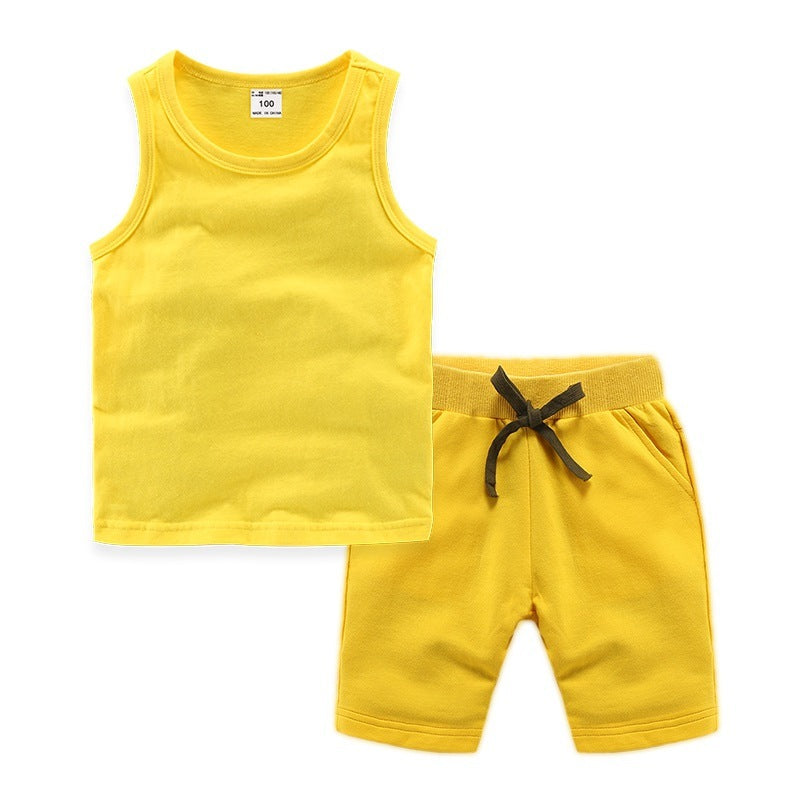 Children's Sleeveless Top & Short Clothing Sui