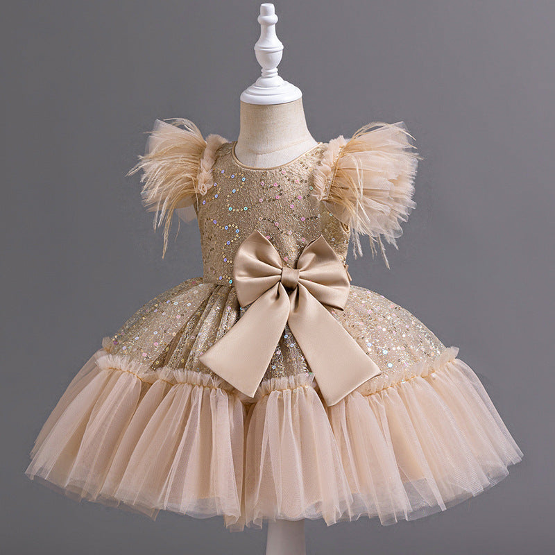 Children Wedding Dress - Tulle Skirt Summer