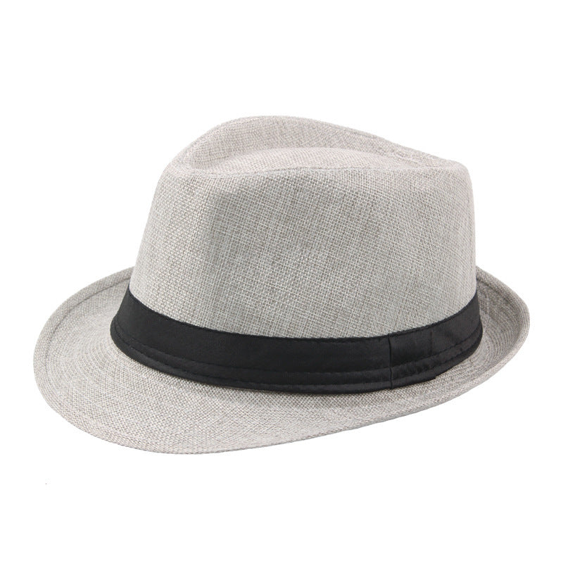 Fashion Personality Linen Top Hat for Men