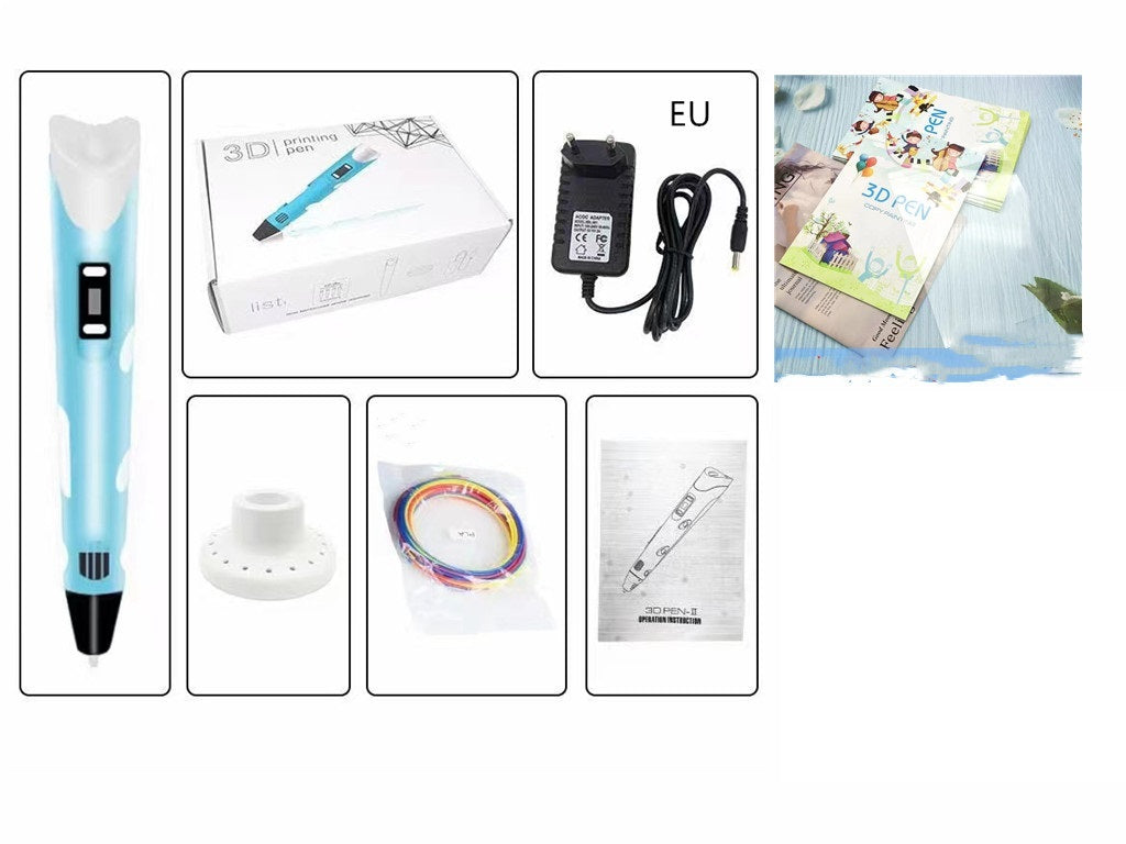 Children's 3D Printing Pen - Three-dimensional Brush Toy Set