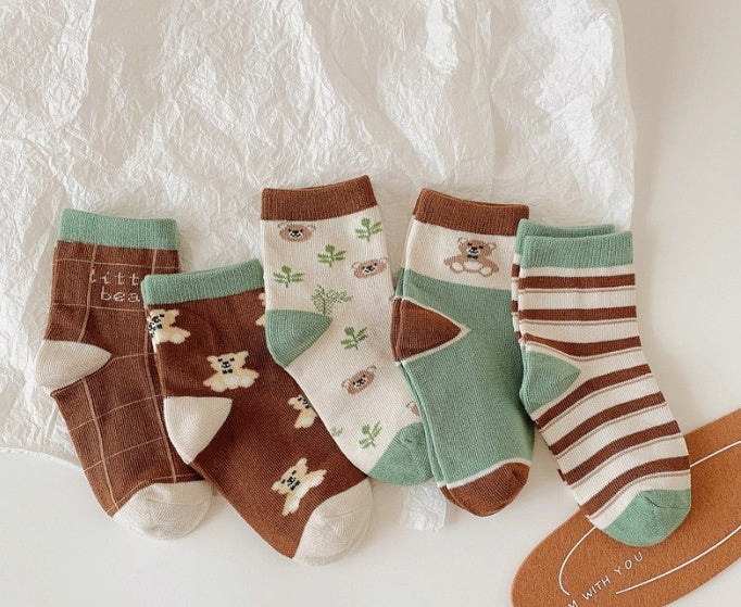 Children's Colorful Cotton Socks