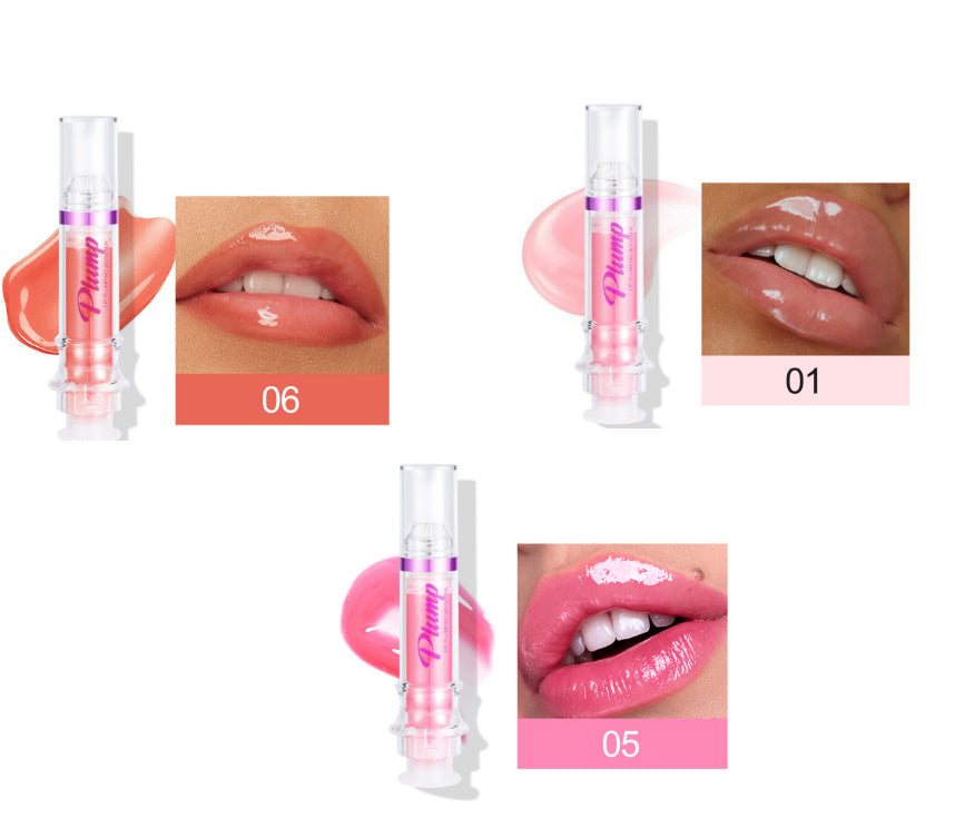New Tube Rich Lip Color - Slightly Spicy Lip Honey Lip Glass Mirror Face Lip Mirror Liquid Lipstick