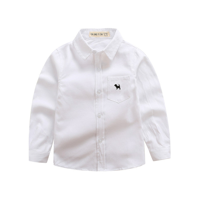 Boys' Children's Shirts - Long-sleeved Shirts