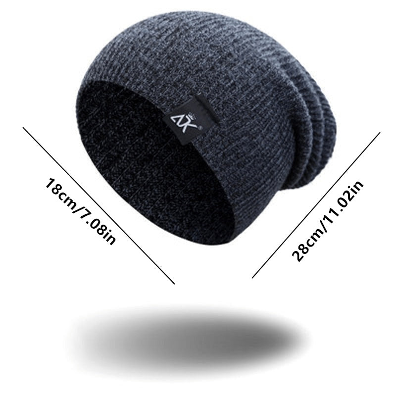 Unisex Fashionable Knitted Beanie - Winter Wool Elastic Hat For Outdoor Cycling, Camping, Travel Winter Beanie Hat Acrylic Knit Hats For Men Women