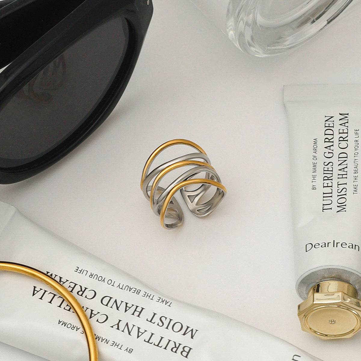 Stainless Steel Ring Titanium Steel No Fading