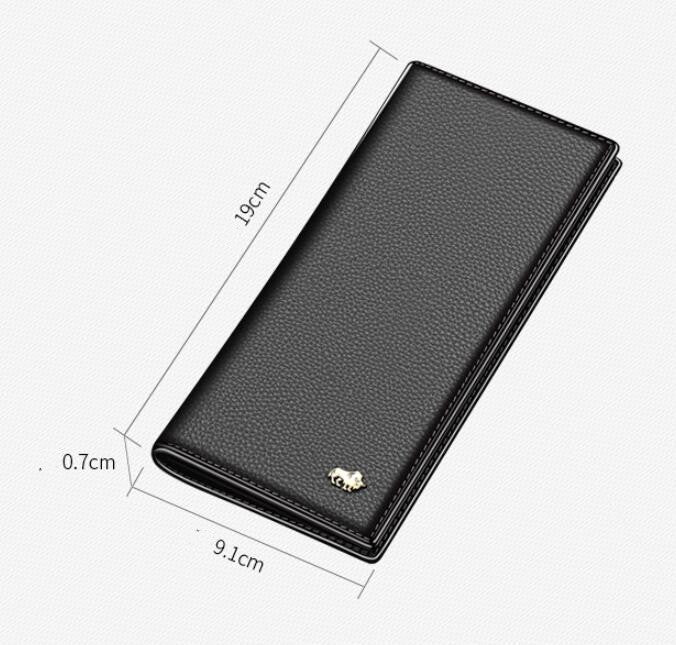 American Bison Wallet -  Mens Long Leather