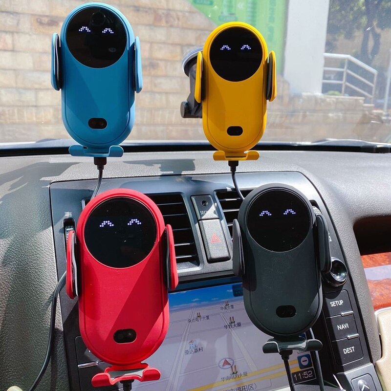 Infrared Induction Car Wireless Charger - Car Phone Holder