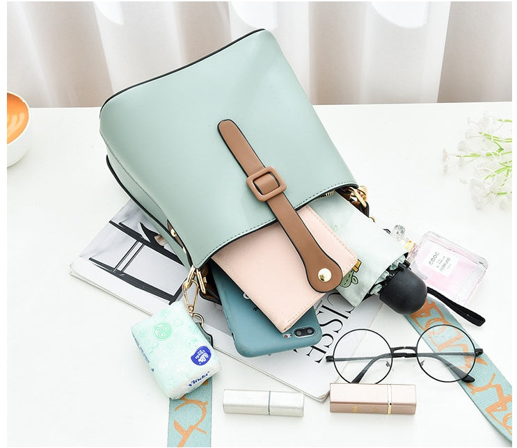 Bucket Bag - Korean Fashion Style Shoulder Bag, Cross-border Female Bag
