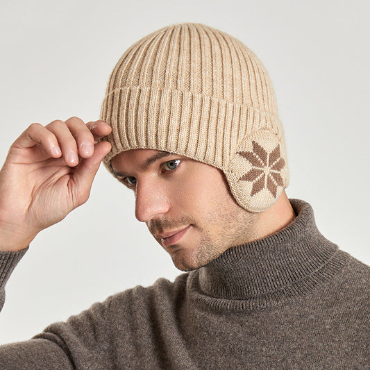 Thermal Knitting Woolen Cap - Men's Fleece-lined Thickened Winter Trending Products
