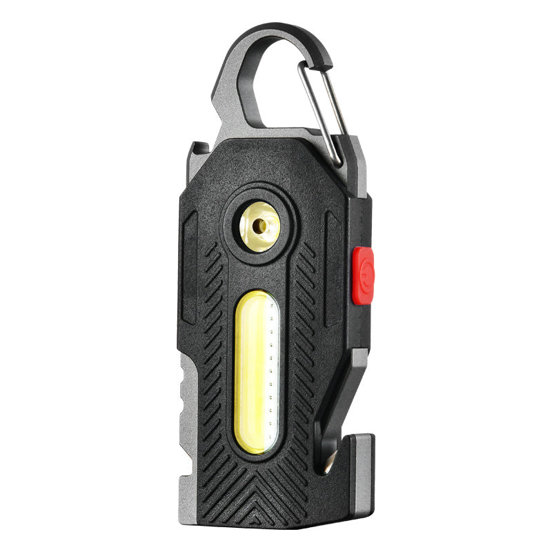 Multifunctional Charging Emergency Light - Convenient Keychain Work Light COB High Brightness Maintenance Light Outdoor Camping LED Light