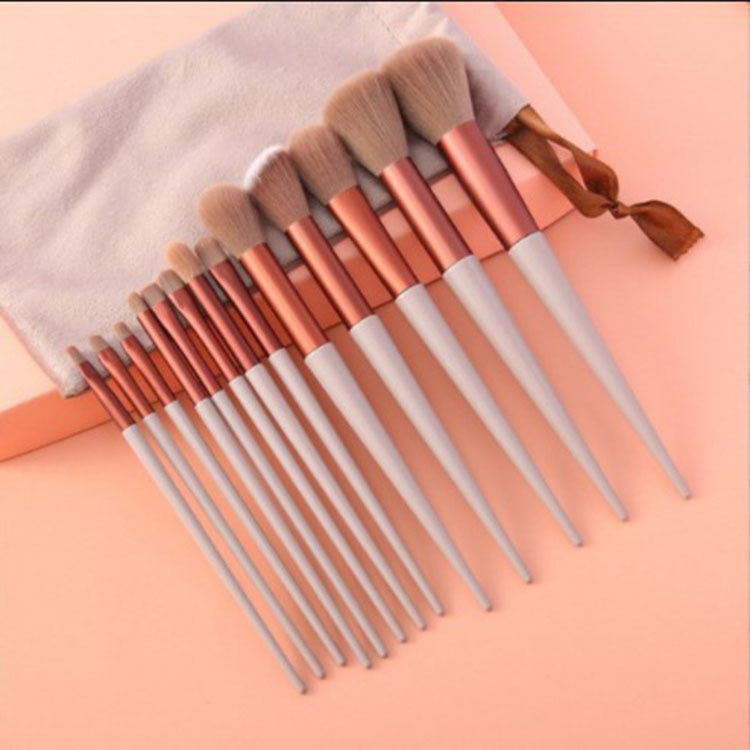 13Pcs Makeup Brush Set Make Up Concealer Brush Blush Powder Brush Eye Shadow Highlighter Foundation Brush Cosmetic Beauty Tools - JumoShop