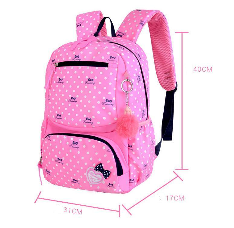 Elementary School Girl Korean Style Backpack - Cute Princess Backpack