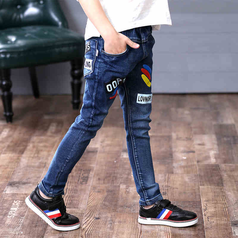Classic Boys Autumn And Winter Jeans