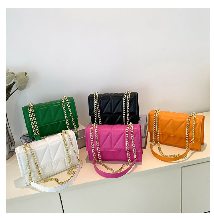 Small Square Bags - Fashion Chain Crossbody Shoulder Bag