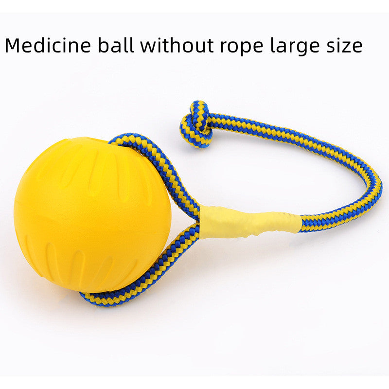 EVA Floating Pet Bite Resistant Ball With Rope - Pet Training Ball Chew Toys For Pet Supplies