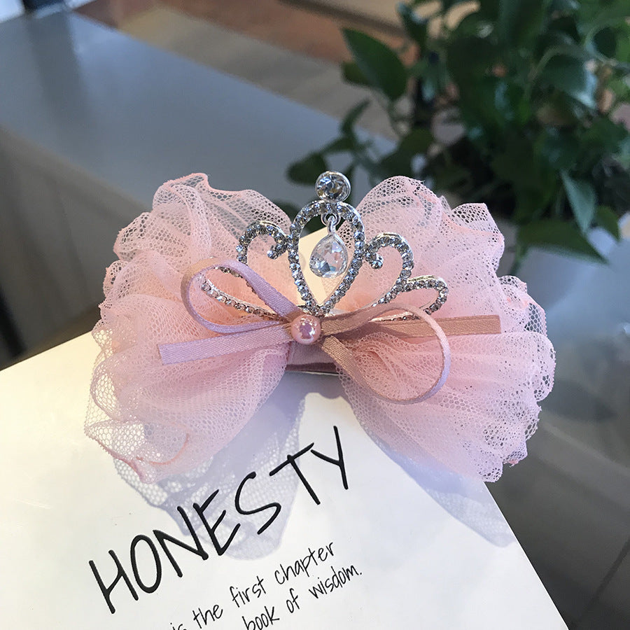 Crown Children's Hair Accessories -  Korean Press Clip Baby Headband