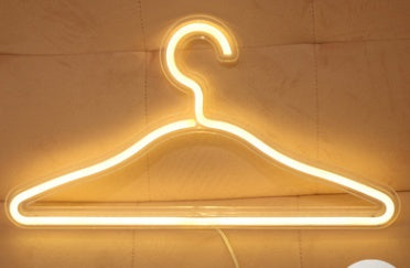 Room Decoration Night Light - LED Neon Lights, Acrylic Back Panel,