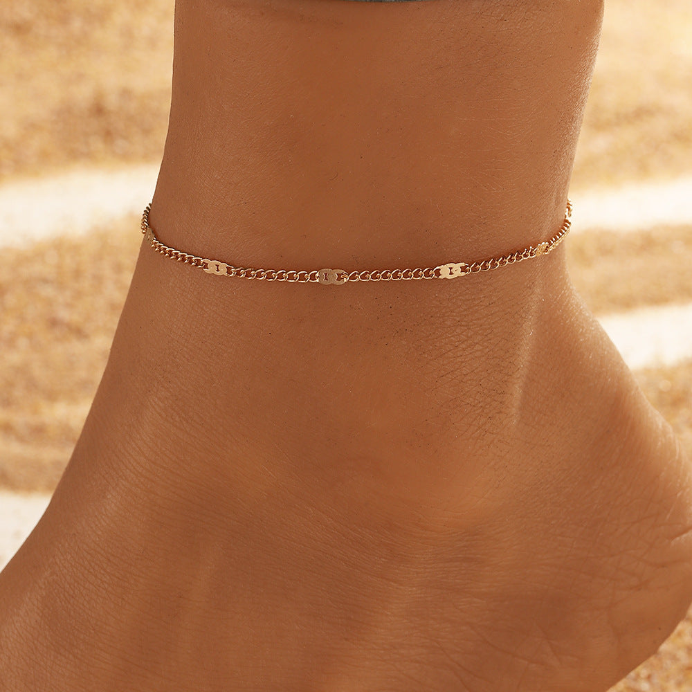 Summer Multi-layer Chain Anklet
