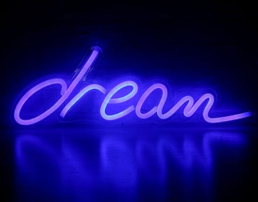 Room Decoration Night Light - LED Neon Lights, Acrylic Back Panel,