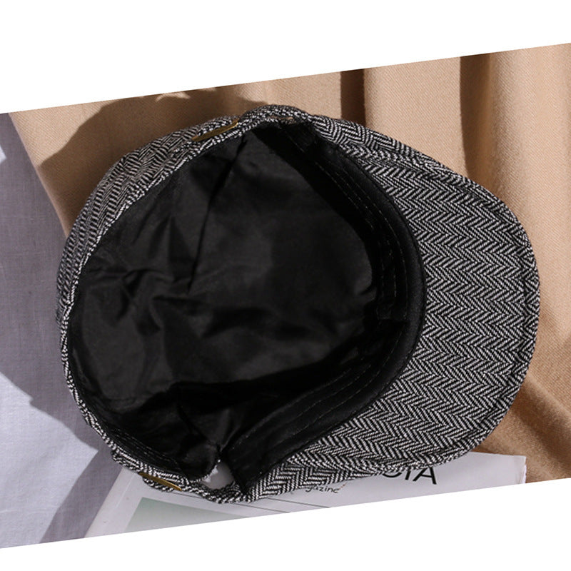 Autumn And Winter Woolen Mens And Women's Beret Caps