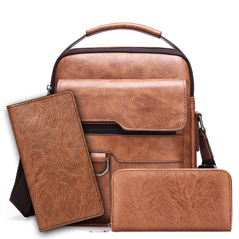 Men's Document Small Backpack - Casual Crossbody