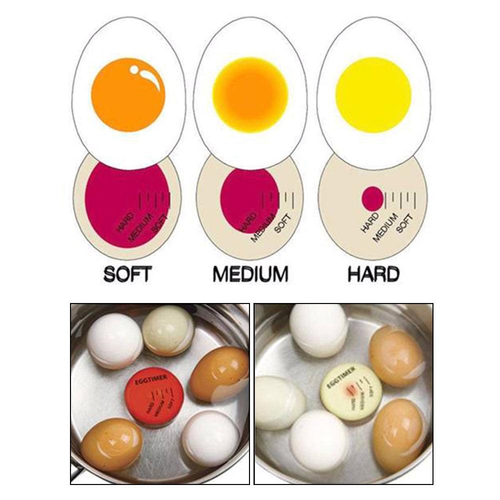 Color-Changing Egg Timer – Perfect Soft, Medium & Hard Boiled Eggs Every Time! Eco-Friendly Egg Timer - JumoShop