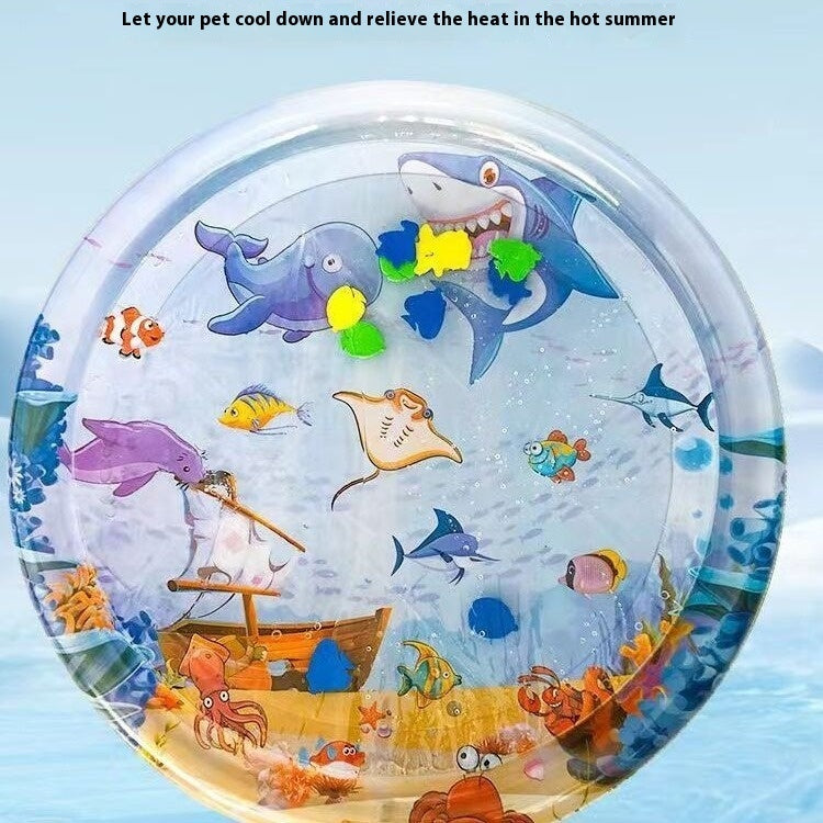 Pet Summer Cooling Water Mat -  Bed Cushion Ice Pad Dog Sleeping Square Mat For Puppy Dogs Cats Pet Kennel Cool Cold