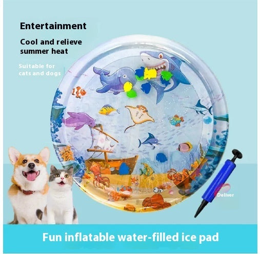 Pet Summer Cooling Water Mat -  Bed Cushion Ice Pad Dog Sleeping Square Mat For Puppy Dogs Cats Pet Kennel Cool Cold
